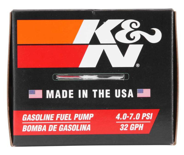 K&N Performance Electric Fuel Pump 4-7 PSI - Bull Strap