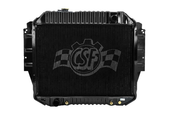 CSF 92-96 Ford E-150 Econoline 5.0L OEM Plastic Radiator - Bull Strap