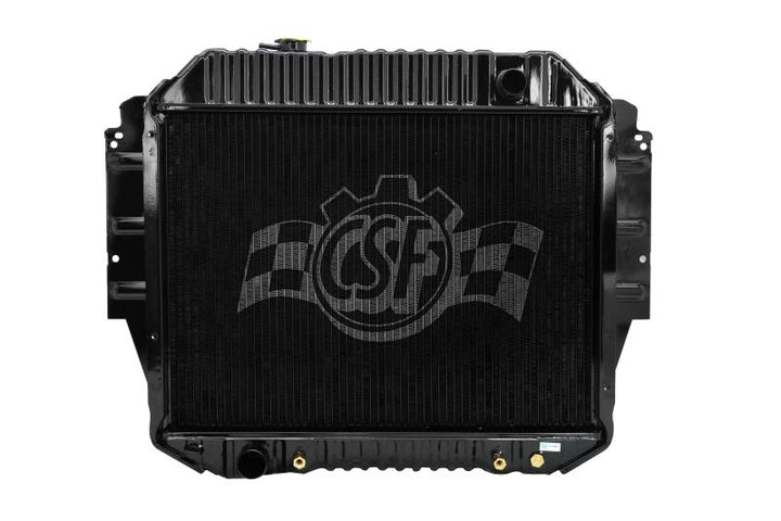 CSF 92-96 Ford E-150 Econoline 5.0L OEM Plastic Radiator - Bull Strap