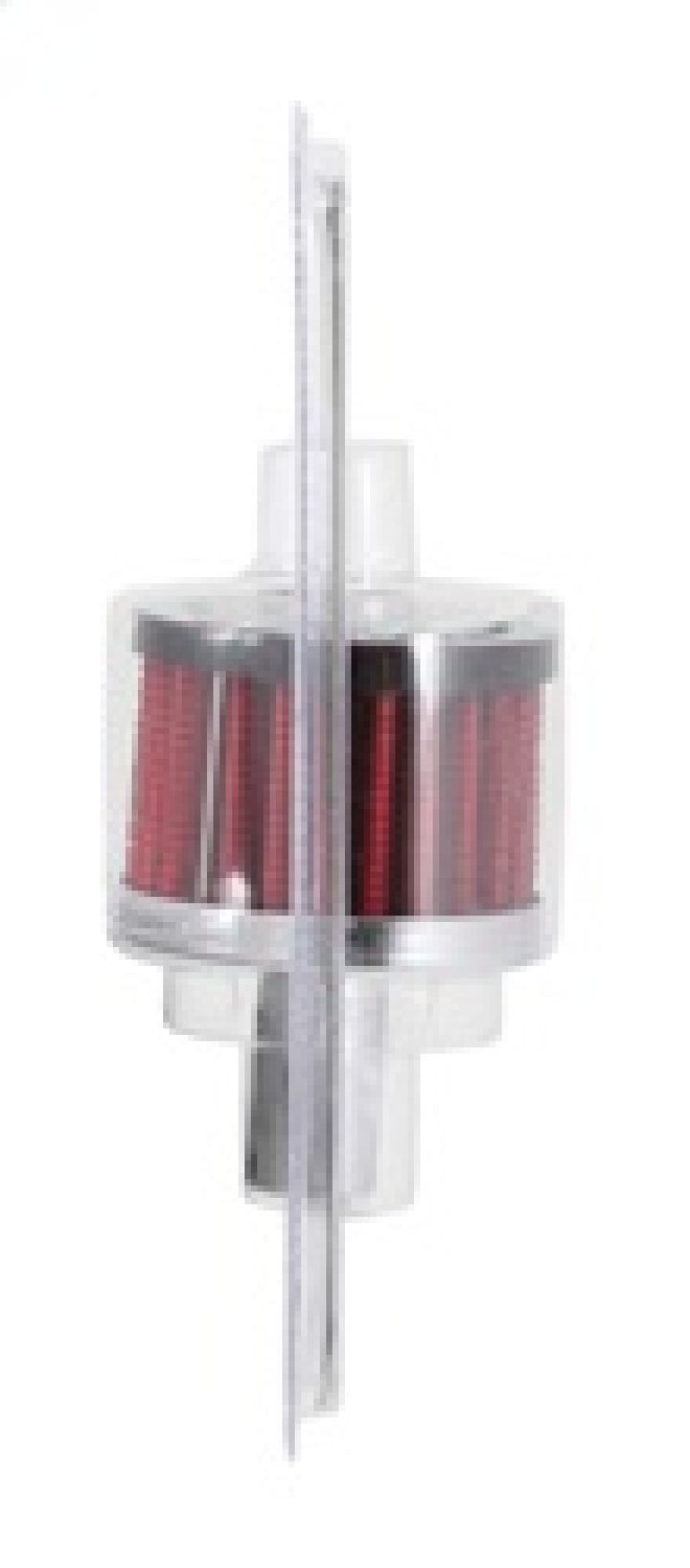K&N Steel Base Crankcase Vent Filter .625in Vent OD x 2in OD x 1.5in Height - Bull Strap