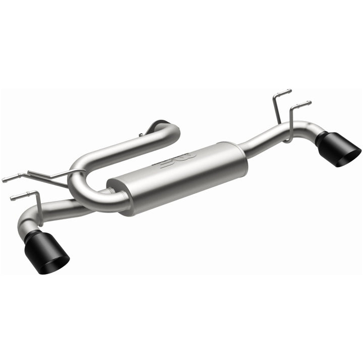 MagnaFlow 19-21 Mazda 3 2.5L 2.5in Pipe Dia Street Series Cat-Back Exhaust - Bull Strap