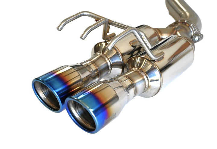 Invidia 22+ Toyota GR Corolla R400 Rolled Titanium Tip Cat-Back - Bull Strap