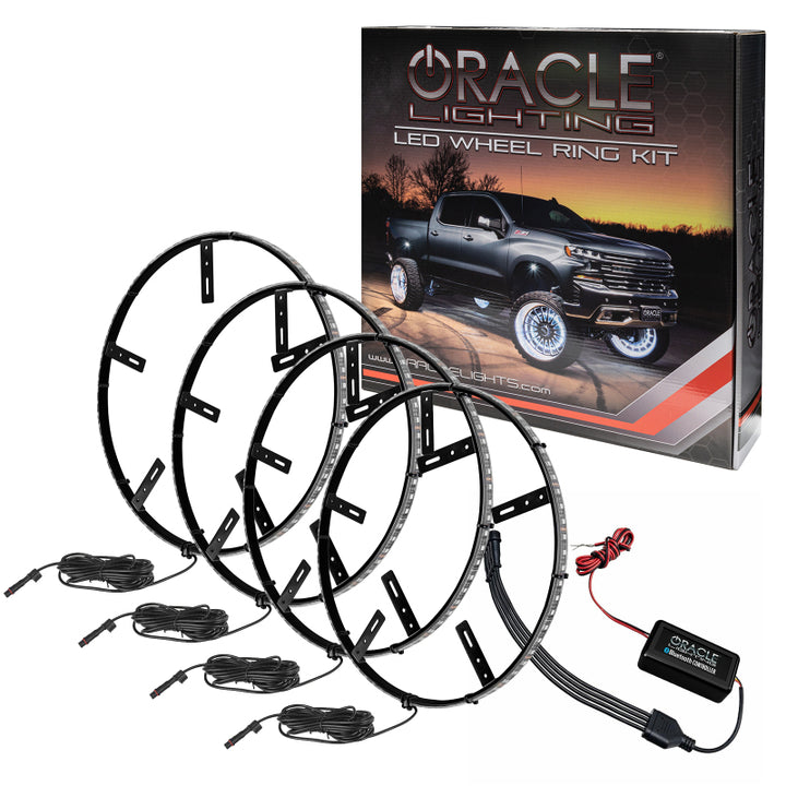 Oracle LED Illuminated Wheel Rings - ColorSHIFT Dynamic - ColorSHIFT - Dynamic - Bull Strap