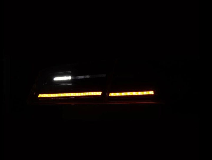AlphaRex 12-21 Tesla Model S LUXX-Series LED Tail Lights - Black - Bull Strap