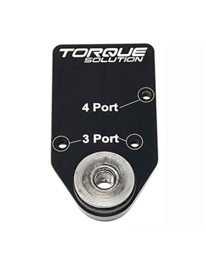 Torque Solution Billet MAC Valve Mount Bracket - For 3/4 Port MAC Solenoid Valves - Bull Strap