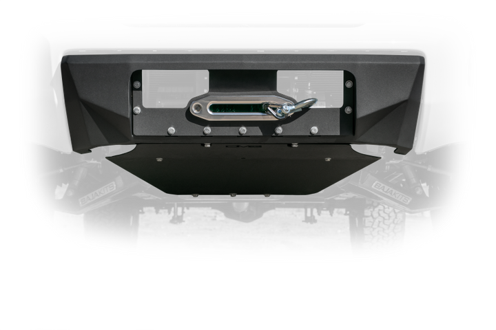 DV8 Offroad 2015+ GMC Canyon Front Skid Plate - Bull Strap