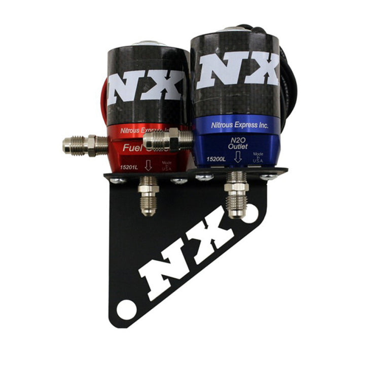Nitrous Express GM LS Solenoid Bracket (Passenger Side Head) - Bull Strap
