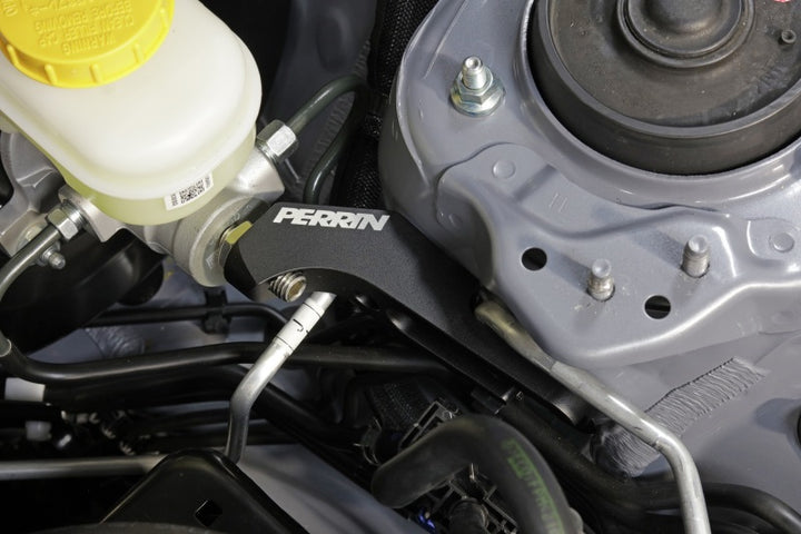 PERRIN 13-25 Subaru BRZ / Scion FR-S / Toyota 86 GR86 Master Cylinder Brace - Black - Bull Strap