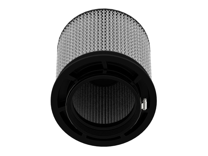 aFe Momentum Pro DRY S Replacement Air Filter 5-1/2in F x 8in B x 8in T (Inv) x 9in H - Bull Strap