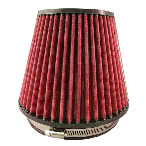 BLOX Racing Performance Filter Kit w/ 3.0inch  Velocity Stack Air Filter and 3.0inch Silicone Hose - Bull Strap