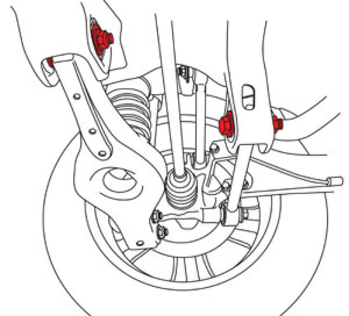 SPC Performance Hyundai/Kia CAM BOLT KIT - Bull Strap