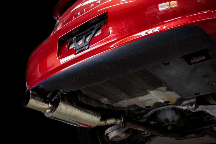 ISR Performance MBSE Axle Back Exhaust - 05-06 Infiniti G35 Sedan - Bull Strap