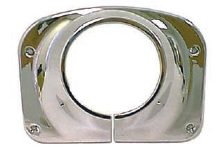 Rugged Ridge Steering Column Cover Chrome 76-86 Jeep CJ - Bull Strap
