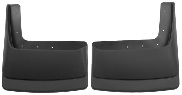 Husky Liners 99-09 Ford F-250/F-350 SuperDuty Dually/F-450 SuperDuty Custom-Molded Rear Mud Guards - Bull Strap