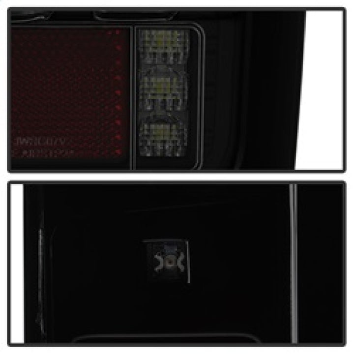 Spyder 07-16 Jeep Wrangler Version 2 Light Bar LED Tail Lights - Smoke (ALT-YD-JWA07V2-LBLED-BSM) - Bull Strap