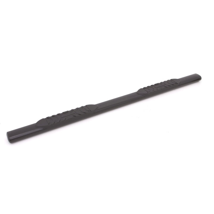 Lund 10-17 Dodge Ram 2500 Crew Cab 5in. Oval Straight Steel Nerf Bars - Black - Bull Strap