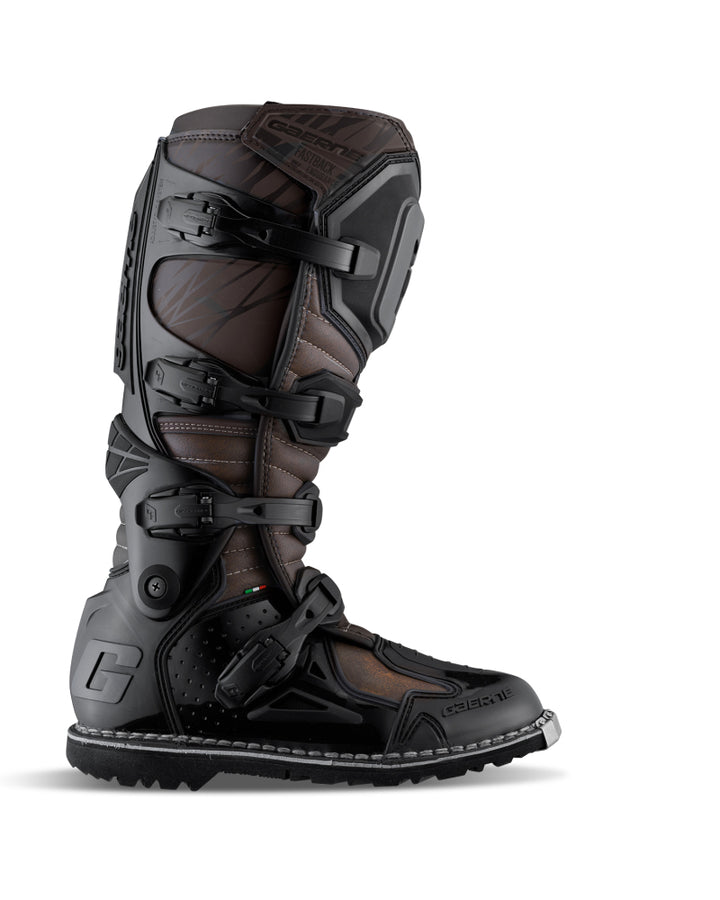 Gaerne Fastback Endurance Enduro Boot Black/Brown Size - 13 - Bull Strap