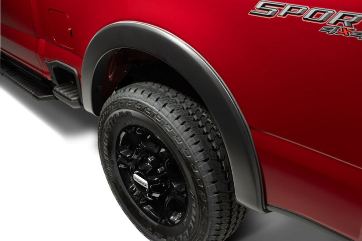 Husky Liners 23-25 Ford F-250/F350 SD OE Fender Flares 4pc - Blk - Bull Strap