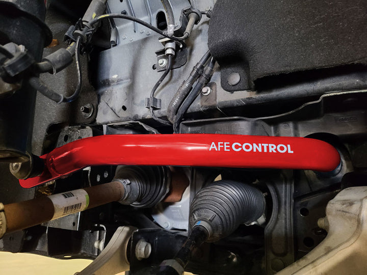 aFe Control 20-22 Ford Explorer ST 3.0L V6 (tt) Sway Bar Set - Front & Rear - Bull Strap