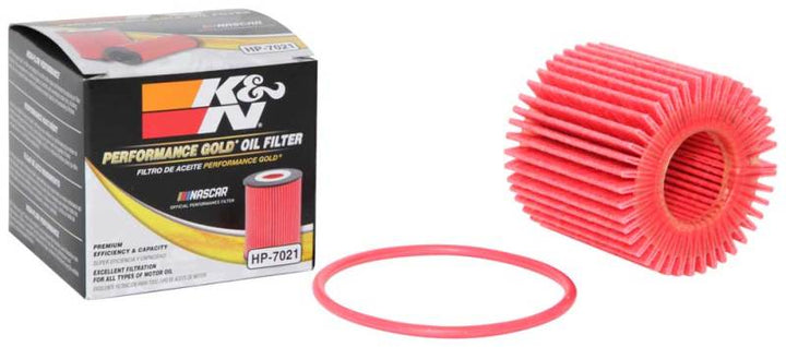 K&N Toyota / Lexus / Scion 1.50in OD x 2.25in H Oil Filter - Bull Strap