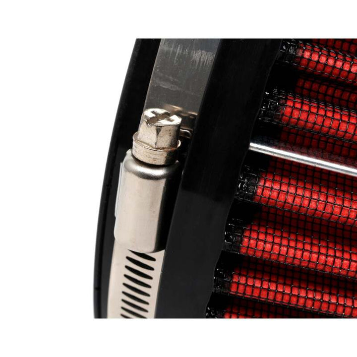 BLOX Racing Performance Filter Kit w/ 3.0inch  Velocity Stack Air Filter and 3.0inch Silicone Hose - Bull Strap