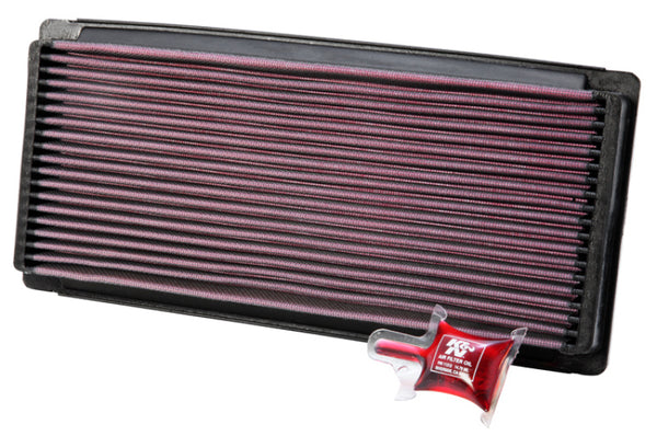 K&N 97-96 Ford 4.9L/5.0L / 87-97 5.8L/7.5L Drop In Air Filter - Bull Strap