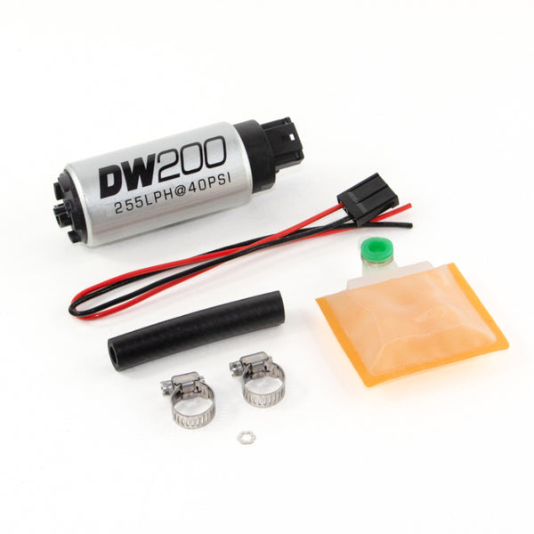 DeatschWerks 255 LPH In-Tank Fuel Pump w/ Universal Set Up Kit - Bull Strap