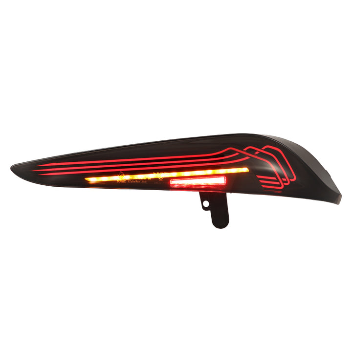 AlphaRex 20-24 Toyota Supra LUXX-Series Laser Style LED Tail Lights Alpha-Black - Bull Strap