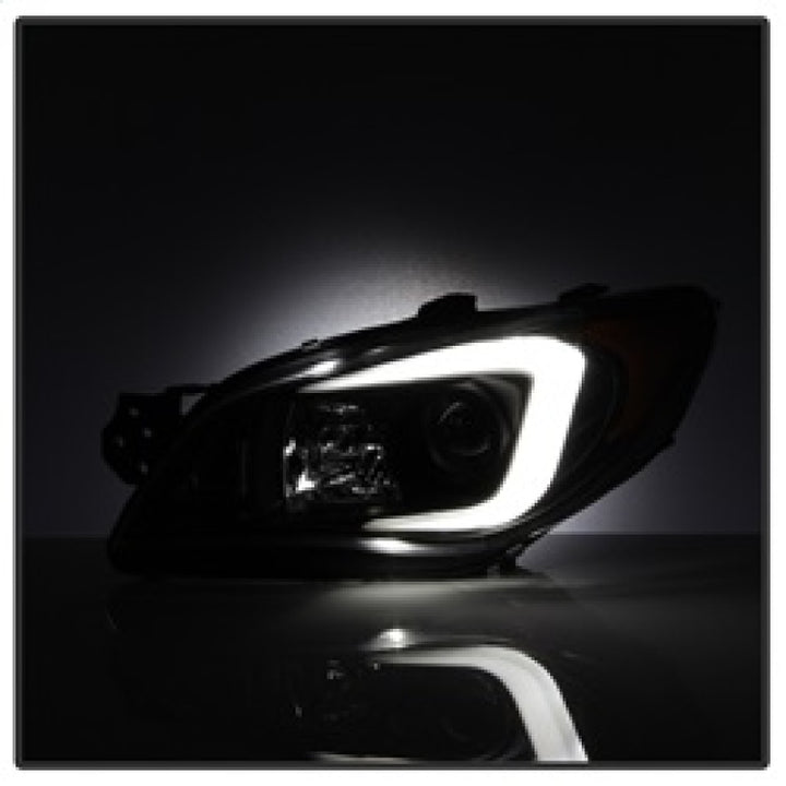 Spyder Subaru WRX 06-07 Projector Headlights - HID Model Only - Black PRO-YD-SWRX06-HID-LBDRL-BK - Bull Strap
