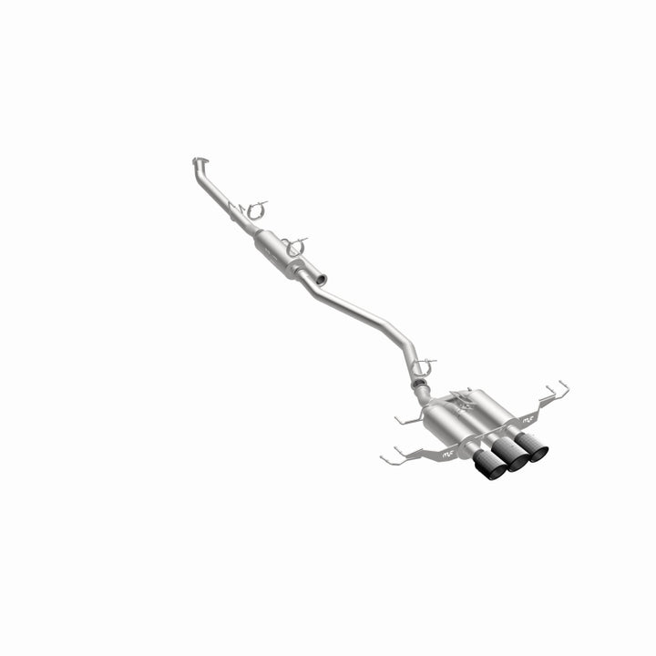 MagnaFlow 2023+ Honda Civic Type R SPEQ Series Cat-Back Perf Exhaust System w/ CF Tips - Bull Strap
