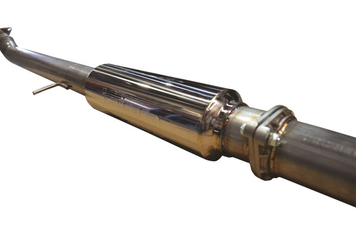 Injen 16-20 Honda Civic 1.5L Turbo 4Cyl (Sedan) 63mm SS Cat-Back Exhaust w/ Dual Burnt Titanium Tips - Bull Strap