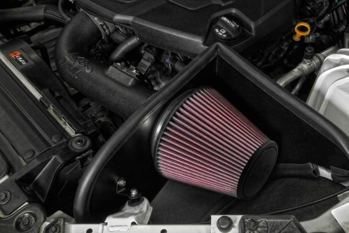 K&N 2016-2017 Chevrolet Camaro V6-3.6L F/I AirCharger Performance Intake - Bull Strap