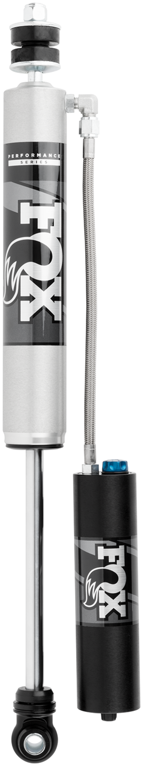 Fox 17-19 Ford F250/F350 2.0 Performance Series Remote Reservoir Adj. Front Shocks 0-1.5in Lift - Bull Strap
