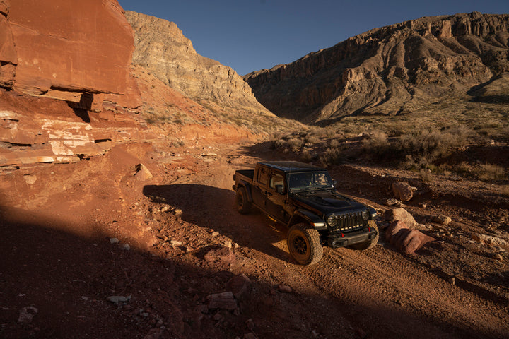Fox 2019+ Jeep Gladiator JT 2.0 Perf Series 11.7in Smooth Body IFP Rear Shock / 3.5-4in Lift - Bull Strap
