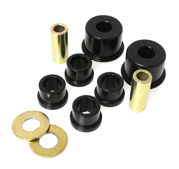 Energy Suspension 00-03 Nissan Sentra/200SX Black Front Control Arm Bushing Set - Bull Strap