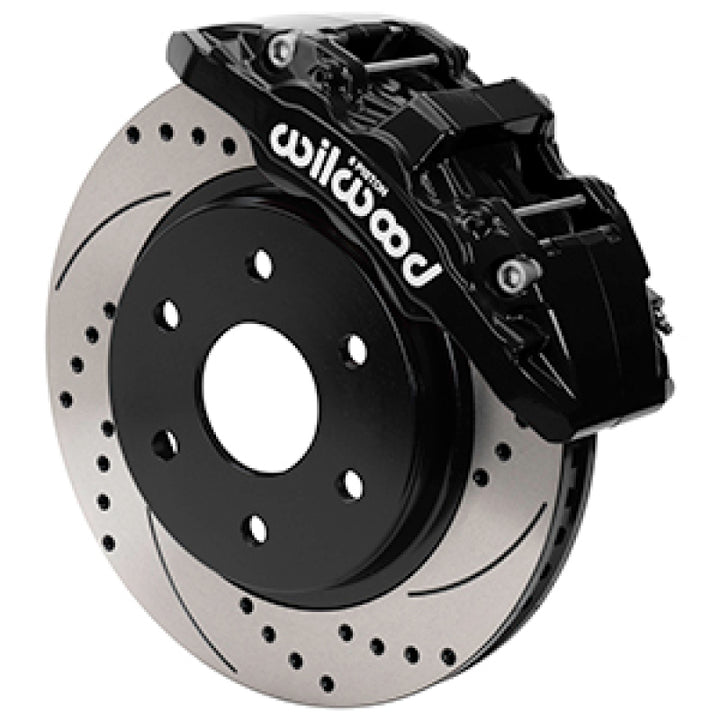 Wilwood 2021 Ford F-150 Raptor Aero6-DM Front Brake Kit - D&S - Bull Strap