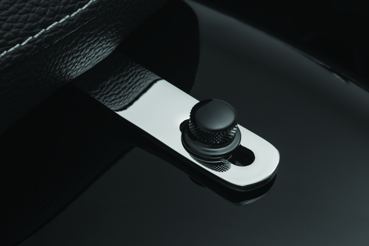 Kuryakyn Quick Release Seat Screw 14-23 Indian Models Gloss Black - Bull Strap