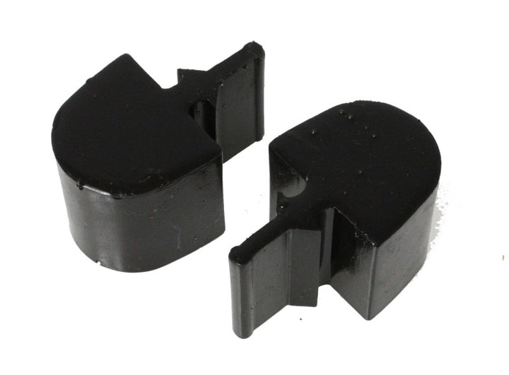 Energy Suspension GM Pull Thru Style Black Bump Stop Set - Bull Strap