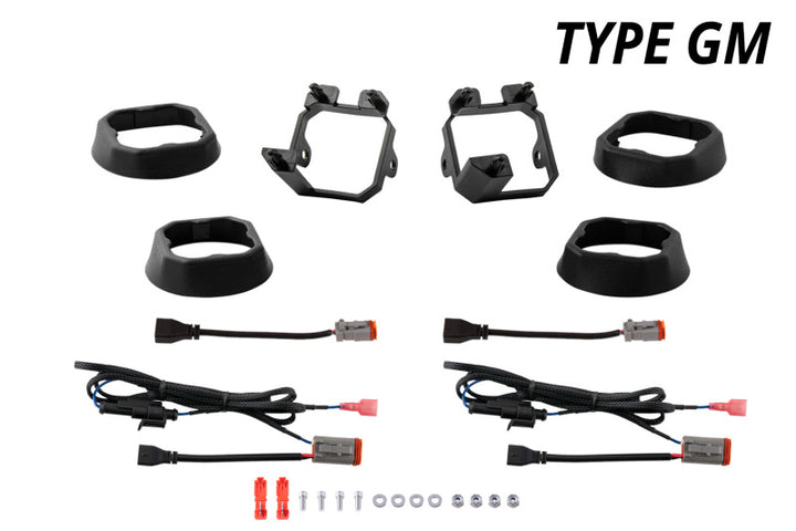 Diode Dynamics SS3 Type B Fog Light Mounting Kit - Bull Strap