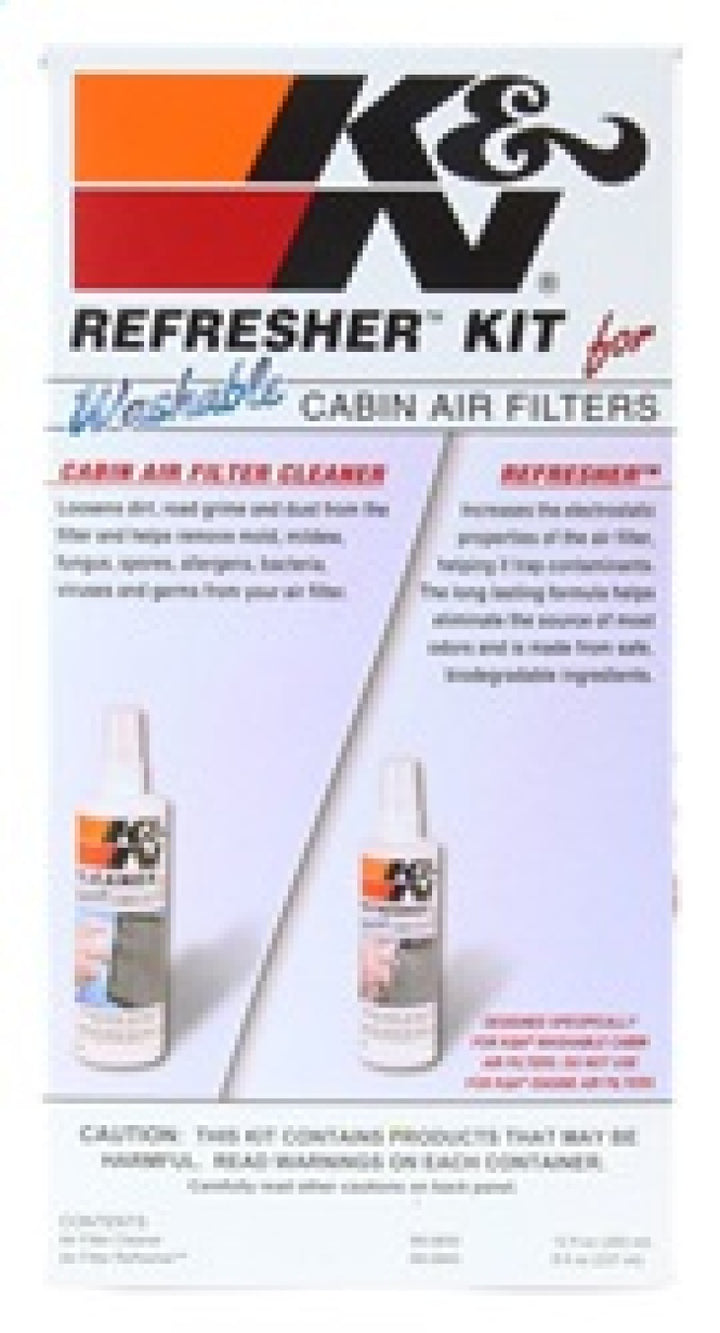 K&N Cabin Filter Cleaning Kit - Bull Strap