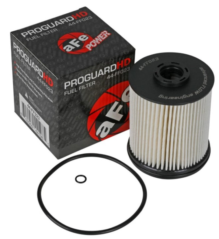 aFe ProGuard D2 Fuel Filter; GM Diesel Trucks 17-21; V8 6.6L L5P - Single - Bull Strap