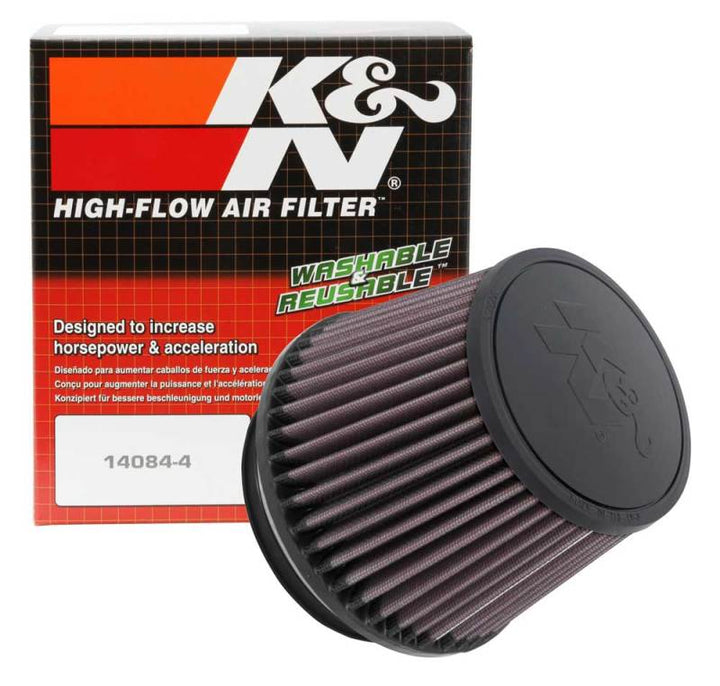 K&N Filter Universal X Stream Clamp-On 4-1/2in Flange 5-7/8in Base 4-1/2in Top 4-1/2in Height - Bull Strap