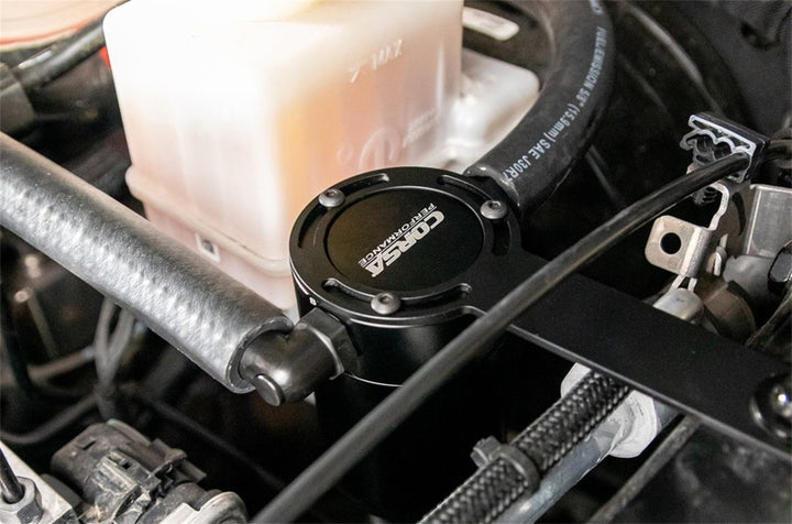 Corsa 2018-2025 Jeep Wrangler JL & JLU / Gladiator JT (3.6L) Oil Catch Can - Bull Strap