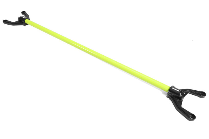 PERRIN 15-21 Subaru WRX/STI Rear Shock Tower Brace - Neon Yellow - Bull Strap
