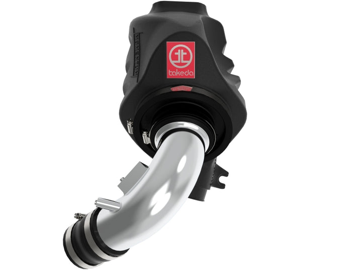 aFe Takeda Momentum Sealed Intake System 12 Honda Civic Si 2.4L Stage 2 Pro 5R Polished - Bull Strap