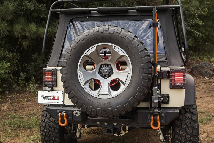 Rugged Ridge 3rd Brake Light LED Ring - Bull Strap