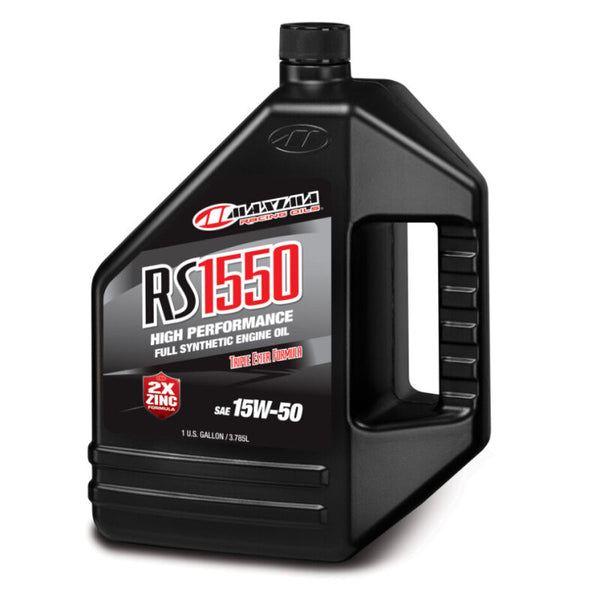 Maxima Performance Auto RS1550 Full Synthetic 15W50 Engine Oil - 128oz - Bull Strap