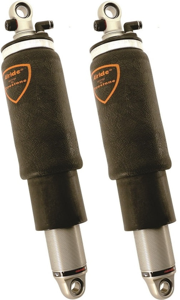 Ridetech HQ Series Rear ShockWaves 5in Travel 4in dia Rolling Sleeve .625 Bearing/.625 Bearing - Bull Strap