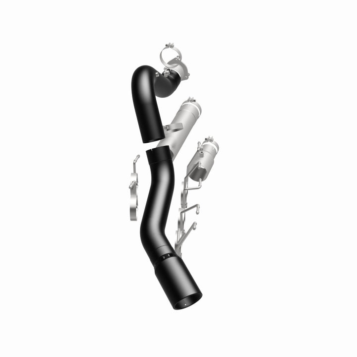 MagnaFlow 2024+ Chevy Silverado 2500HD/3500HD Black Series Filter-Back Performance Exhaust - Bull Strap