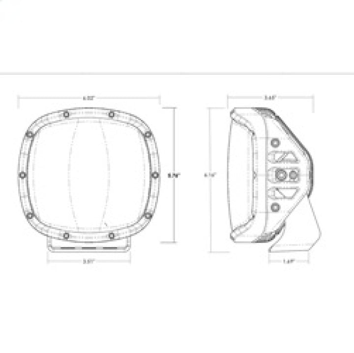 Rigid Industries Adapt XP w/ Amber PRO Lens (Pair) - Bull Strap